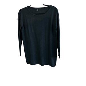 Cyrus Black Women’s Sweater  Boat Neck Size Medium Classic